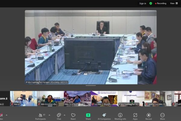 การประชุมคณะกรรมการพัฒนาระบบราชการของสำนักงานเศรษฐกิจการเกษตร ครั้งที่ 2/2568
