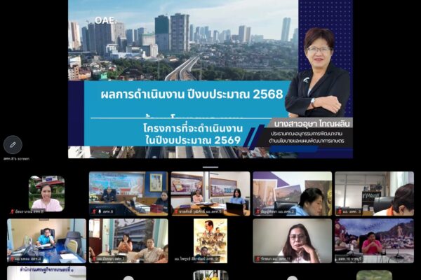 การประชุมคณะกรรมการบริหารงานสำนักงานเศรษฐกิจการเกษตรที่ 1 – 12 ครั้งที่ 3/2568